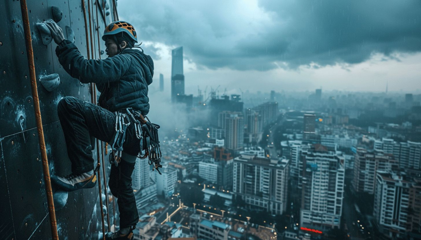 Autres - Le développement de l'escalade urbaine